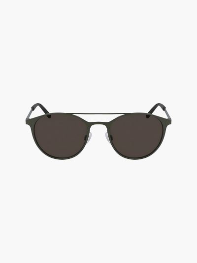 Calvin Klein Táskák & Kiegészítők HU341280 | Calvin Klein Round Férfi Napszemüveg Sötét Olivazöld